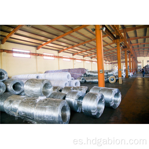 Alambre electro galvanizado con alto contenido de zinc recubierto